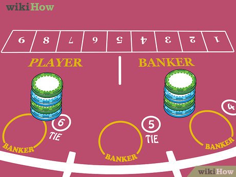 Baccarat table layout